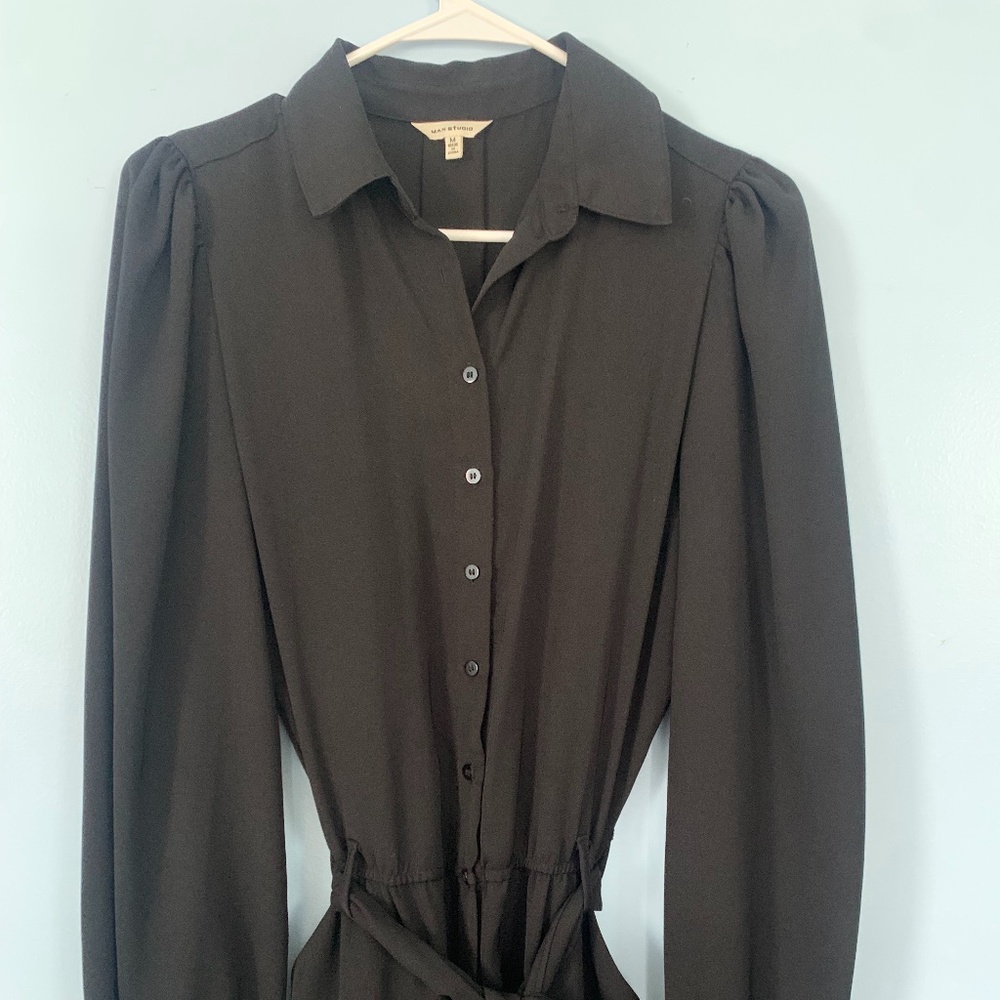 Max Studio Women's Long Sleeve Jumpsuit